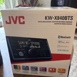 JVC KW - X840BTS w/ BLUETOOTH - 2 Din Car Radio