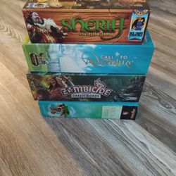 Board games to sell. Spring Cleaning