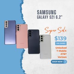 Samsung Galaxy S21 5G – ¡Desde Solo $139 en The Phone Guys! 📱🔥