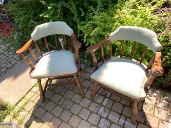 2 Wood chairs