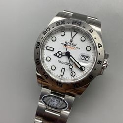 (Watch $450)Rolex Explorer II with white dial, 42mm