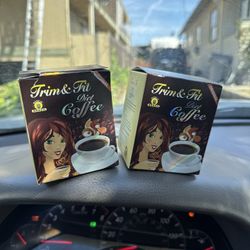 2 New Boxes Of Trim & Fit Diet Coffee 