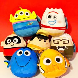 Disney Squishmallows bundle - set of 7