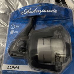 Shakespeare Alpha Spinning Reel and Fishing