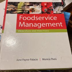 Foodservice Management Textbook Theis 12th Edition