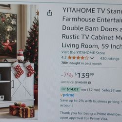 New TV Stand Still In Box