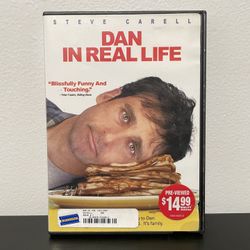 Dan In Real Life DVD Movie Like New Steve Carell Dane Cook Blockbuster 2008