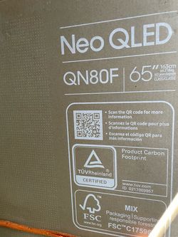 SAMSUNG 65 Inch Class NEO QLED 4K QN80F , Object Tracking Sound, MotionGaming Hub, Smart TV wit