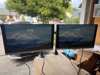 Pair of HP Computer Monitors