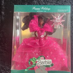Special Edition Happy Holidays Barbie 1990, African American