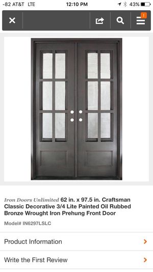 Brand New Wrought Iron Door For Sale In Queens Ny Offerup