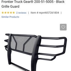 Frontier Truck Gear Black Grille Guard Ford / Tumbra Burros Para Troca Protector Bumper