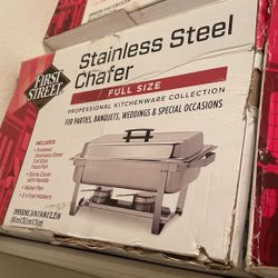 First Street Stainless Steel Chafer 