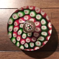 Large Purposed Bubble Reflecting the red and green cane