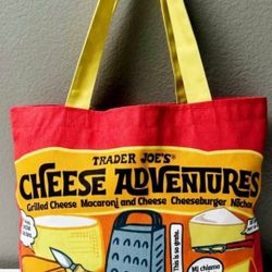 Trader Joes Cheese Adventures / Cheese Experience Canvas Tote Bag