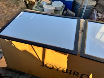 Two magnetic whiteboards