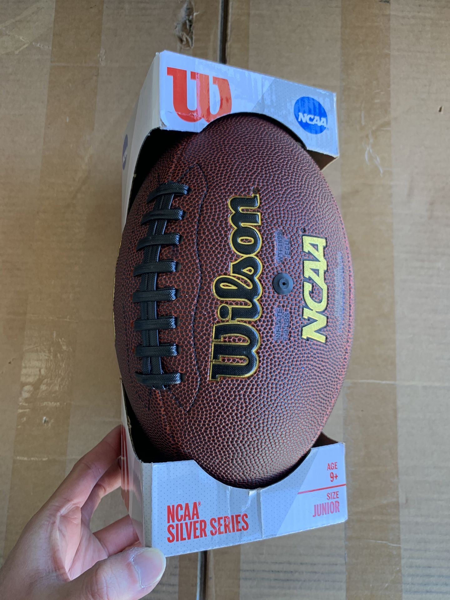 Brand New In Box NCAA Junior Size Football