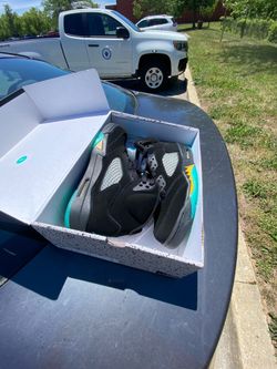 Air Jordan 5s Aqua