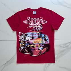 Billionaire Boys Club BB Shakes SS Tee Red Size Medium