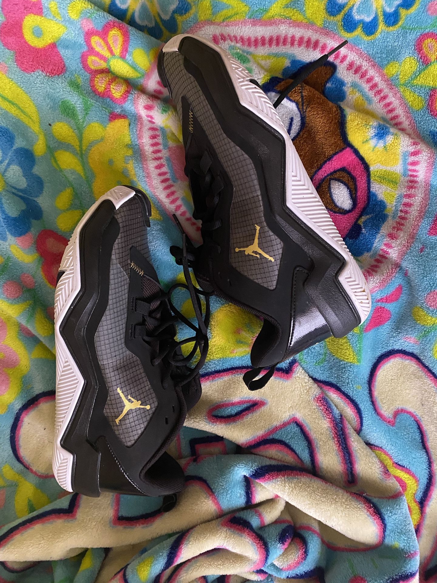 Jordan One Take 4 Black Metallic Gold