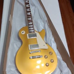 Open Box-Epiphone Les Paul Standard 50s Gold top - Gold top/ Natural