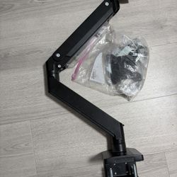 VIVO Premium Aluminum Monitor Arm for Ultrawide Screens up to 49 inches and 33 lbs, Heavy Duty Single Desk Mount, Pneumatic Height, Max VESA 100x100, 