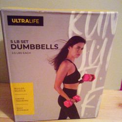 5 Lb Set Of Dumbbells 2.5 Lb Each Set Of 2