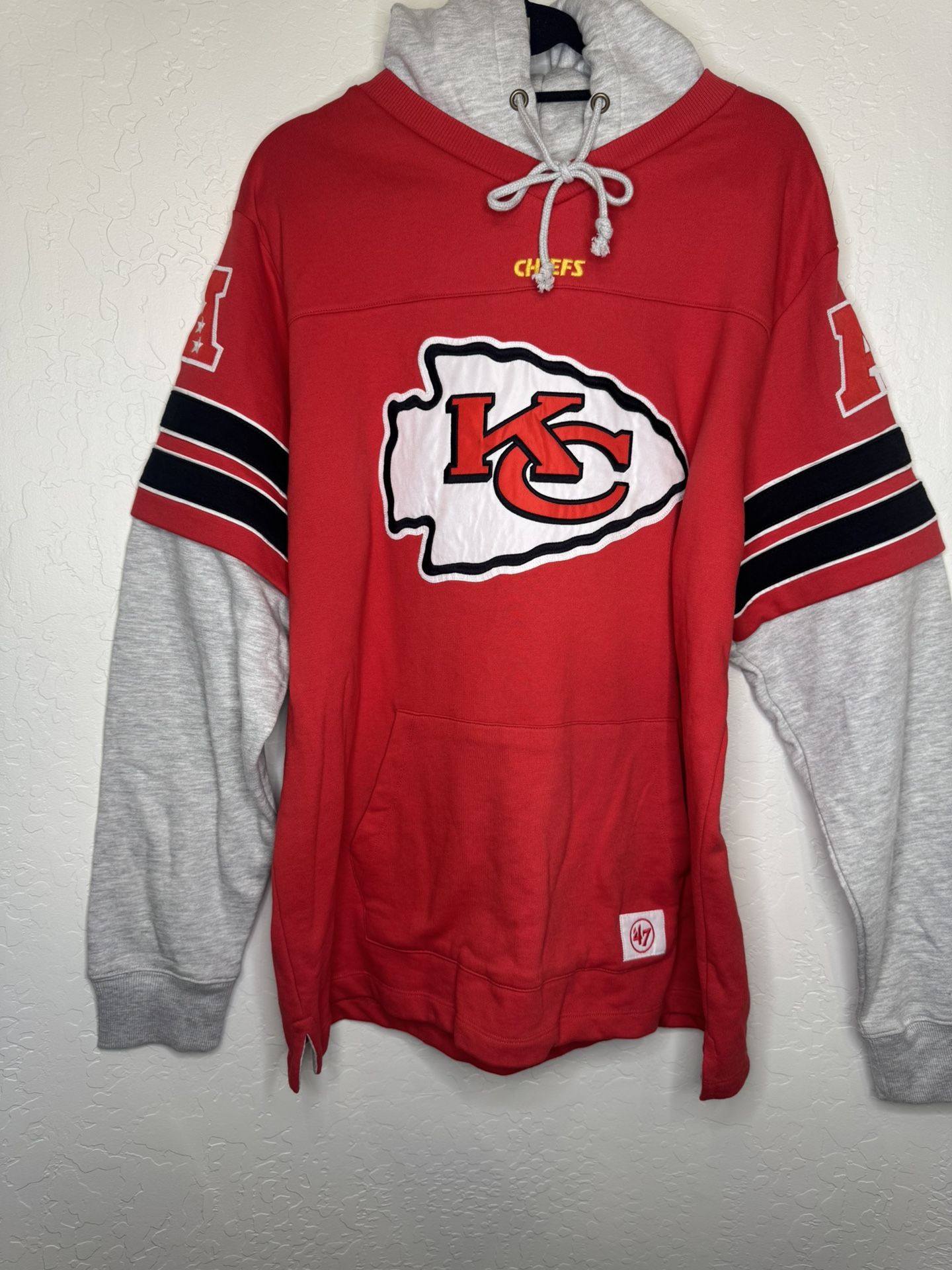 Kansas Chiefs ‘47 Vintage AFC Sweater Size X large,All Products : American Fashion Style Bags On Sale