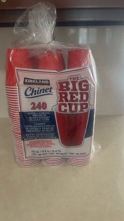 Red cups heavy duty Kirkland