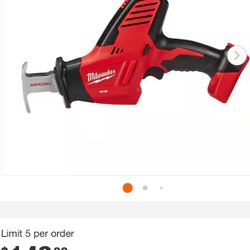 Milwaukee M18 18V Lithium-Ion Cordless HACKZALL Reciprocating Saw (Tool-Only