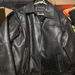 Guess Leather Jacket 