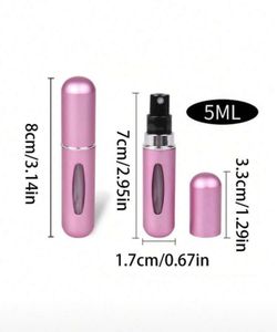 1pc 5ml Perfume Refillable Atomizer Bottle, Cologne Sprayer, Travel Size Reusable Spray Bottle