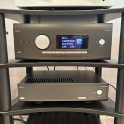 Arcam AVR 11 Receiver Processor Pre Amplifier & Arcam PA410 Amp  