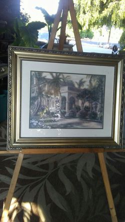 Large framed print includes iesal