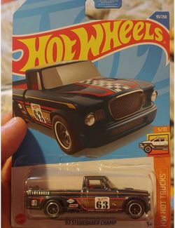 hot wheels super treasure hunt 63 Studebaker Champ Rare Collector