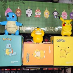 Pokémon 3 pack Psyduck Pikachu Squirtle