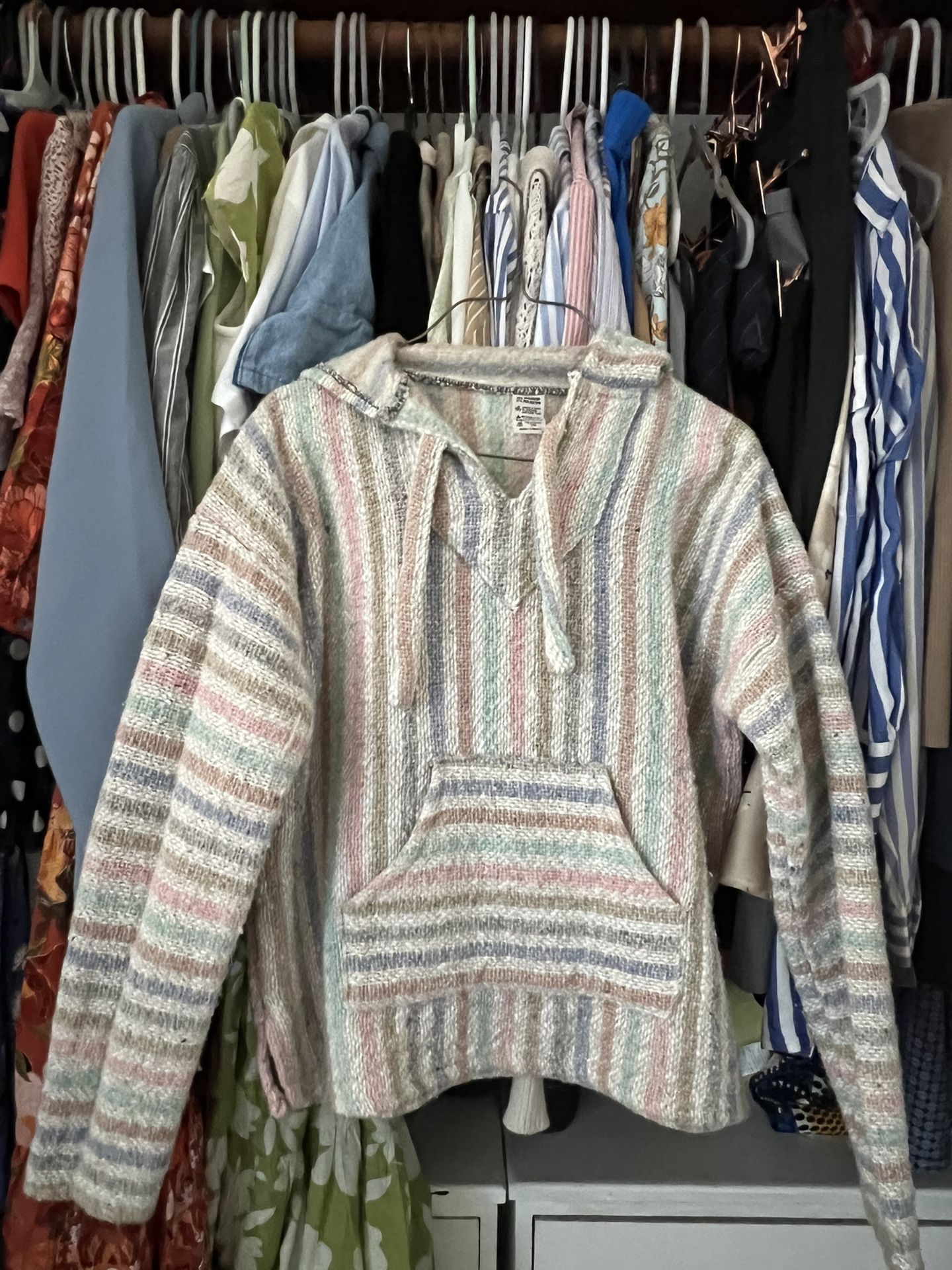 Mexico Poncho Sweater $30