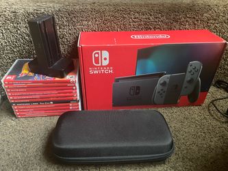 Nintendo Switch  with many games