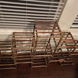 Wooden Plant Holder
