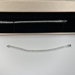 7inch 3mm Solid 925 Moissanite 