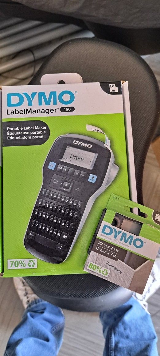 Dyno 160 Label Maker And 1 Refill Cart