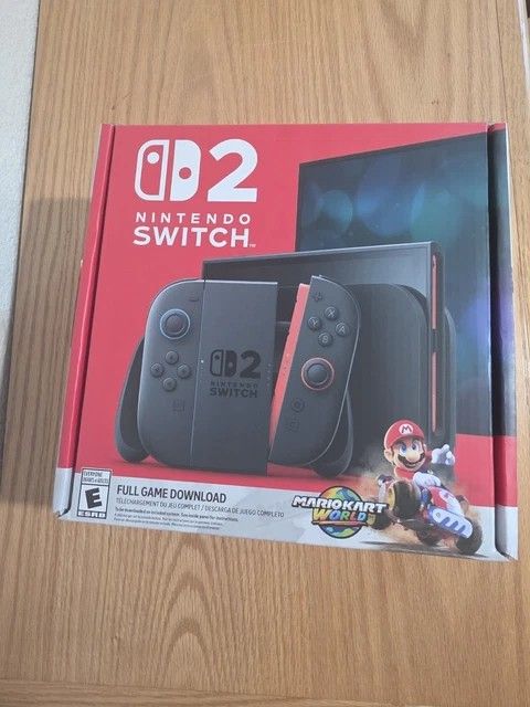 Nintendo Switch 2 Console Mario Kart Bundle – Sealed 