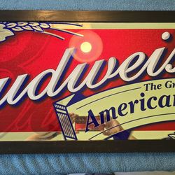 Budweiser Slim Line Mirror