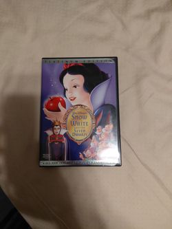 Brand new disney snow white DVD 'S movies ( only watch 1 time ).