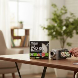New Sealed Memorex Mini DVD-RW Rewritable DVD Camcorder/ PC. 30 Min. 1.4GB. The image shows a package of Memorex mini DVD-RW discs. These small, rewri