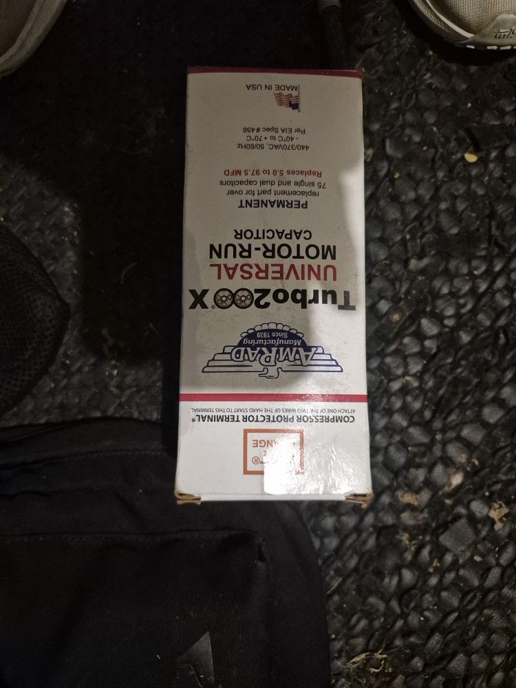 AMRAD Turbo 200 Motor Run Capacitor *