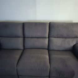 Electric Reclining Sofa With 2 end Tables