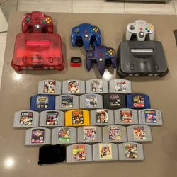 Nintendo 64 n64 systems games