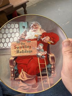 Limited edition, Franklin Coca-Cola plates