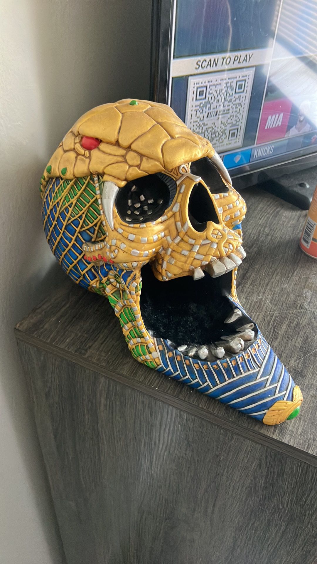 Gold Stylish Skull